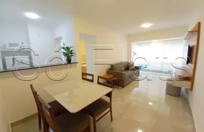 Flat disponível para locação na vila nova conceição, próximo a av. santo amaro e fmu.