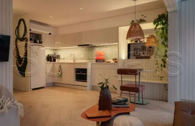 Residencial ascent paulista, apto disponível para locação contendo 30m² e 1 dormitório.