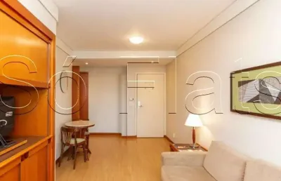 Flat estanplaza nações unidas, disponível para venda com 40m², 01 dormitório e 01 vaga de garagem