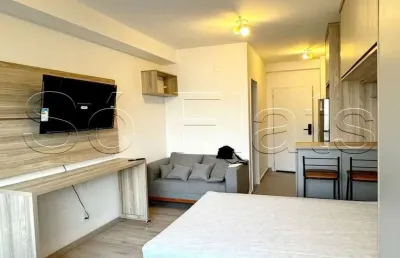 Today faria lima, flat disponível para locação contendo 25m² e 01 dormitório.