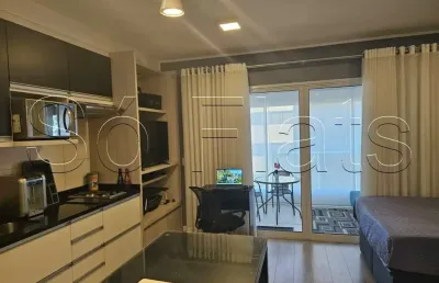 Apartamento london disponível para locação contendo 32m², 1 dormitório e 1 vaga de garagem.