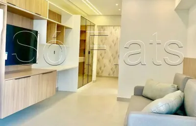 Residencial z pinheiros, disponível para locação com 35m² e 1 dormitório, 1 vaga.