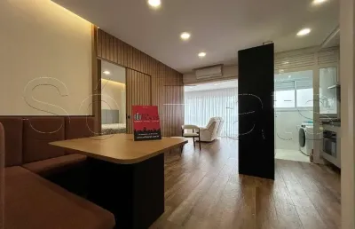 Horizonte jk, flat disponível para locação com 54m², 01 dormitório e 2 vagas de garagem