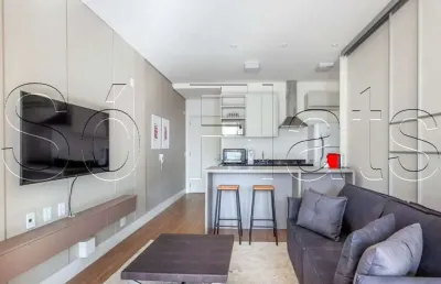 Residencial lounge 161, apto disponível para locação no itaim bibi, contendo 65m²,1 dorm e 1 vaga.
