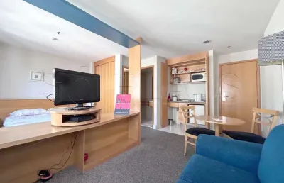 Flat transamérica jardins disponível para venda com 28m², 01 dorm e 01 vaga de garagem