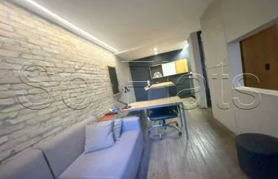 Flat mobiliado em moema, prox a av. ibirapuera e ao metrô com entrada imediata e sem fiador.