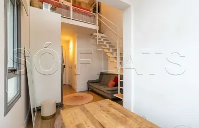 Be urban brooklin, apartamento no modelo studio disponível para venda com 30m² e 1 dormitório