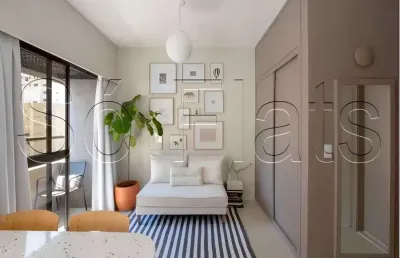Flat quality paulista disponível para venda com 30m², 1 dormitório e 1 vaga de garagem