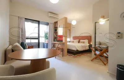 Flat quality paulista disponível para venda com 29m², 1 dormitório e 1 vaga de garagem