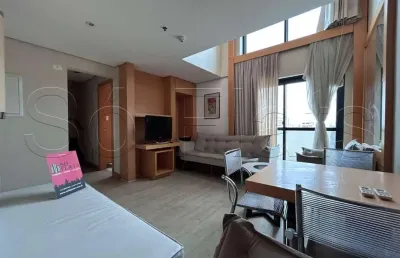 Flat international duplex disponível para venda com 67m², 02 dorm e 02 vagas de garagem