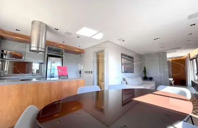 Pininfarina, apto totalmente luxuoso disponível para locação contendo 96m², 01 dormitório e 4 vagas.