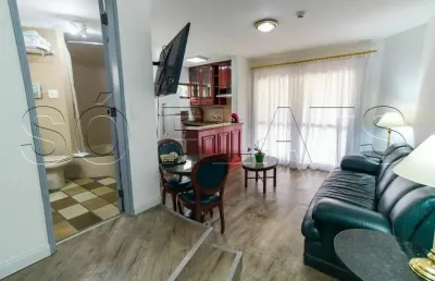 Flat paulista wall street disponível para venda com 47m², 1 dormitório e 1 vaga de garagem