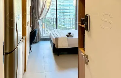 Residencial voxx vila nova, flat disponível para locação com 25m² e 01 dormitório