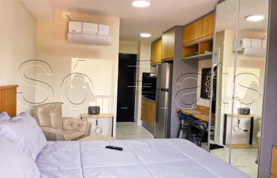 Studio disponível para locação no residencial helbor b liv contendo 24m² e 01 dormitório.