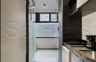 Vn novo higienópolis, flat disponível para locação com 10m² e 1 dormitório.