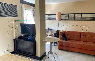 Flat transamérica international plaza disponível para venda com 28m² e 01 vaga de garagem