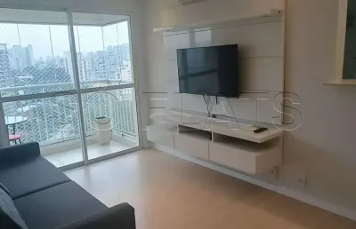 Residencial via ibirapuera, apto disponível para locação com 58m² com 2 dormitórios e 1 vaga.