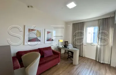 Flat quality alphaville disponível para venda com 39m², 01 dormitório e 01 vaga de garagem