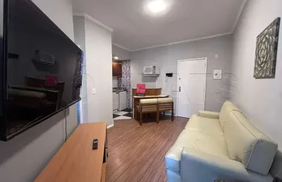 Flat disponível para locação no stagium studio contendo 35m², 01 dormitório e 01 vaga.