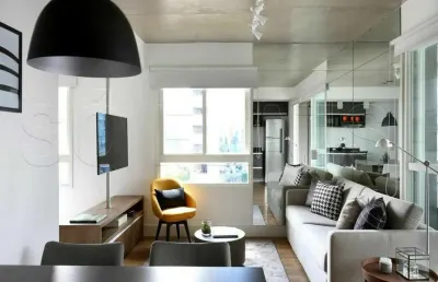Residencial geo berrini, apto disponível para locação com 62m², 01 dormitório e 01 vaga de garagem.