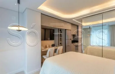 Residencial solo jardins, flat disponível para locação contendo 24m² e 1 dormitório.