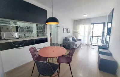 Flat para locação no saint peter contendo 45m², 1 dormitório e 1 vaga de garagem.