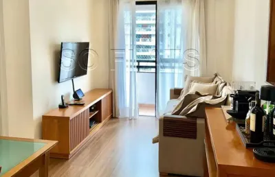 Flat mercure sp berrini com 2 dorms e 1 vaga de garagem, disponível para locação no brooklin.