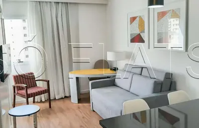 Flat quality alphaville disponível para venda com 39m², 1 dormitório e 1 vaga de garagem