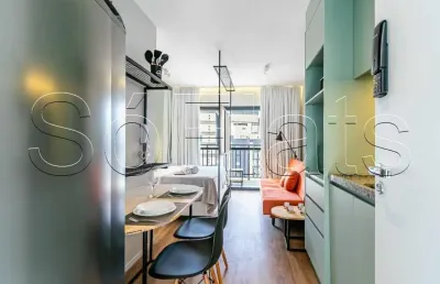 My one bela vista, studio disponível para locação com 25m² e 01 dormitório.