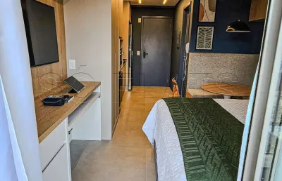 Studio estilo chácara santo antônio, apto disponível para locação contendo 27m² e 1 dormitório.