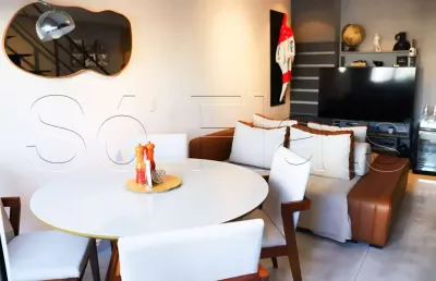 Vn gomes de carvalho, apartamento duplex disponível para venda com 55m², 1 dormitório e 1 vaga