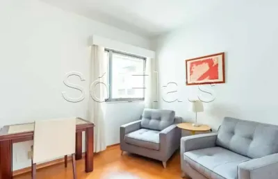 Apto no la residence paulista disponível para locação com 33m², 1 dorm e 1 vaga no jardins
