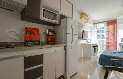 Setin downtown são luís, flat disponível para locação com 20m², 01 dormitório e 01 vaga de garage.