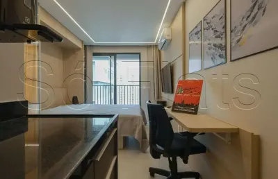Studio go campo belo, apartamento disponível para locação com 24m² e 1 dormitório