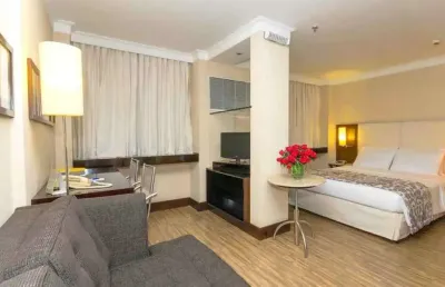 Flat international plaza para locação com 29m² contendo 1 dormitório e 1 vaga.