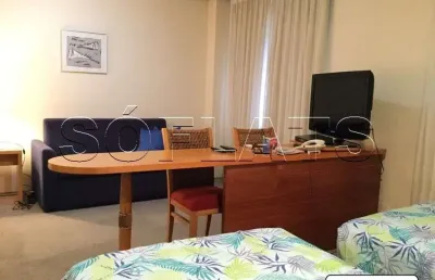 Flat em moema, prox a av. ibirapuera, metrô e shopping