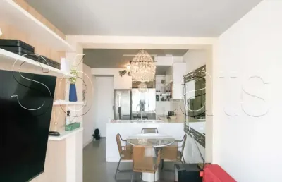 Residencial design home pinheiros, disponível para locação com 49m² e 01 vaga de garagem.