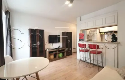Flat crillon, disponível para venda com 41m², 1 dormitório e 1 vaga de garagem