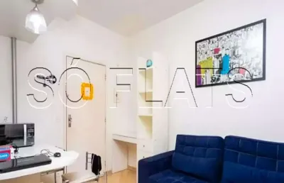 Flat stagium studio disponível para venda com 28m², 1 dormitório e 1 vaga de garagem
