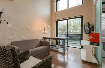 International duplex ,apartamento disponível para venda com 42m², 1 dormitório e 1 vaga de garagem