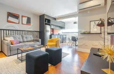 Vn gomes de carvalho, studio disponível para locação com 65m², 01 dorm e 01 vaga