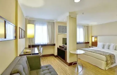 Flat transamérica international plaza disponível para venda com 26,02m² e 01 vaga de garagem