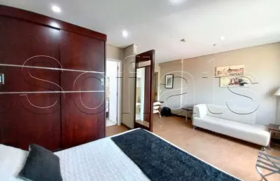 Transamérica nações unidas, flat disponível para locação contendo 28m², 1 dormitório e 1 vaga.