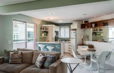 Flat no expert contendo 37m², 1 dorm e 1 vaga no itaim bibi, disponível para locação.