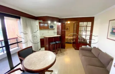 Flat no higienópolis classic contendo 39m², 1 dormitório e 1 vaga disponível para locação.