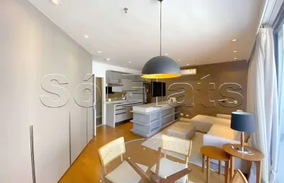 Na vila olímpia flat com excelente localização 61m²