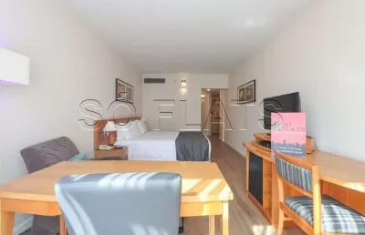 Flat sol alphaville disponível para venda com 30m² e 01 vaga de garagem