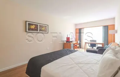 Flat sol alphaville disponível para venda com 30m² e 01 vaga de garagem