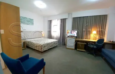 Flat em alphaville para locação imediata, facil acesso a são paulo. consulte-nos.