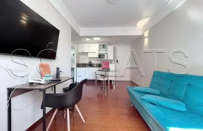 Flat no mercure guarulhos com 32m², 1 dormitório e 1 vaga, disponível para locação.